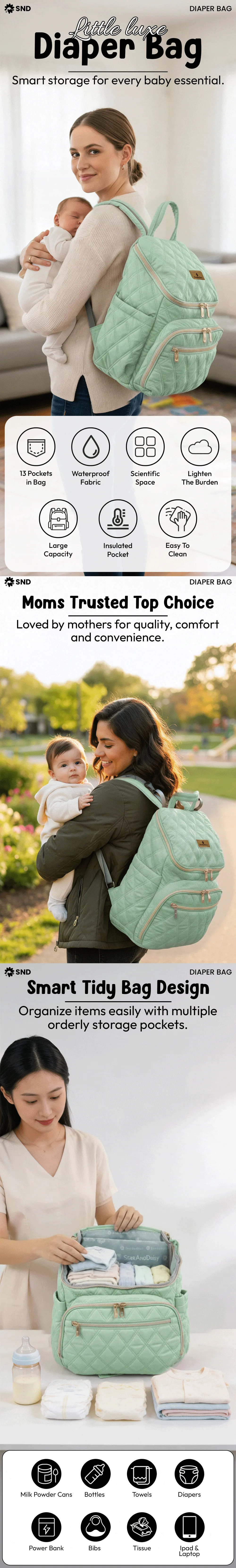 Little Luxe Diaper Bag
