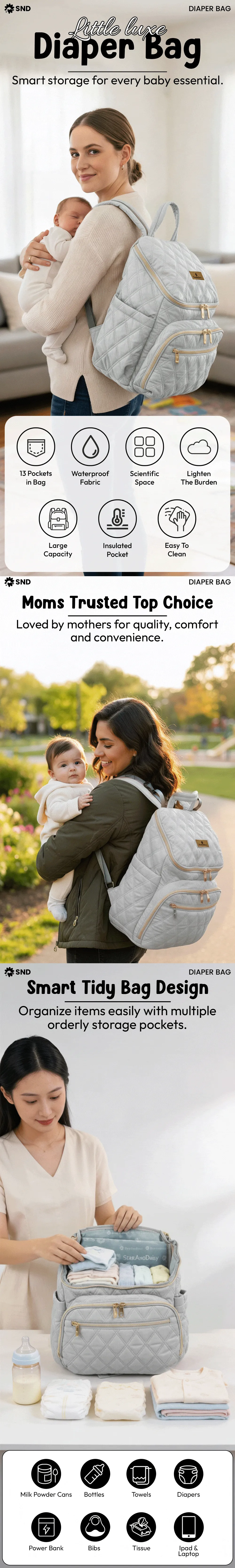 Little Luxe Diaper Bag