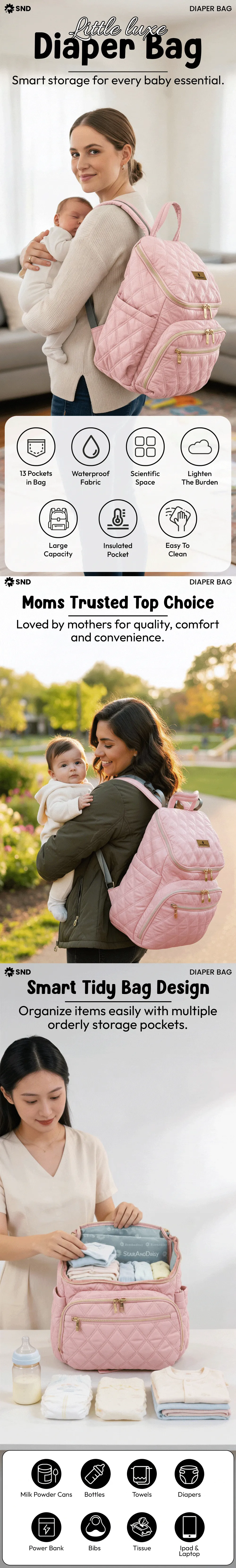 Little Luxe Diaper Bag