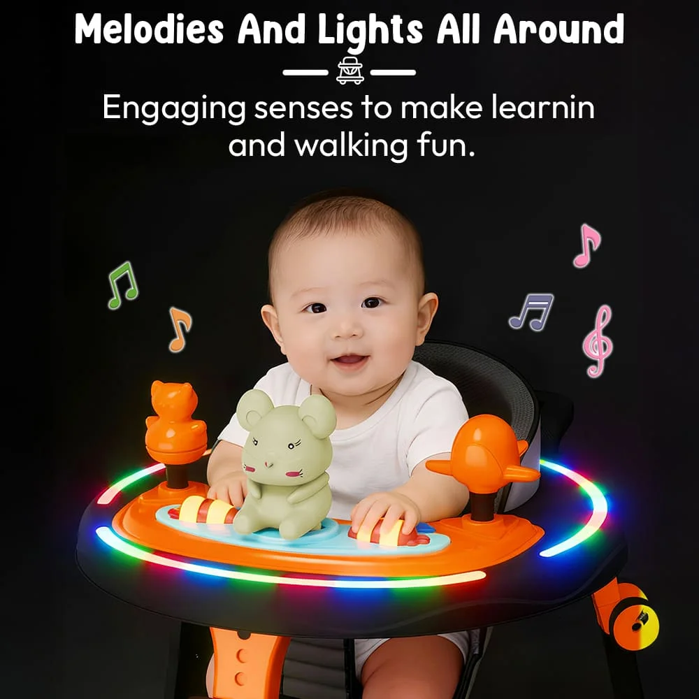 melodies and lighs all around intelligent walker orange