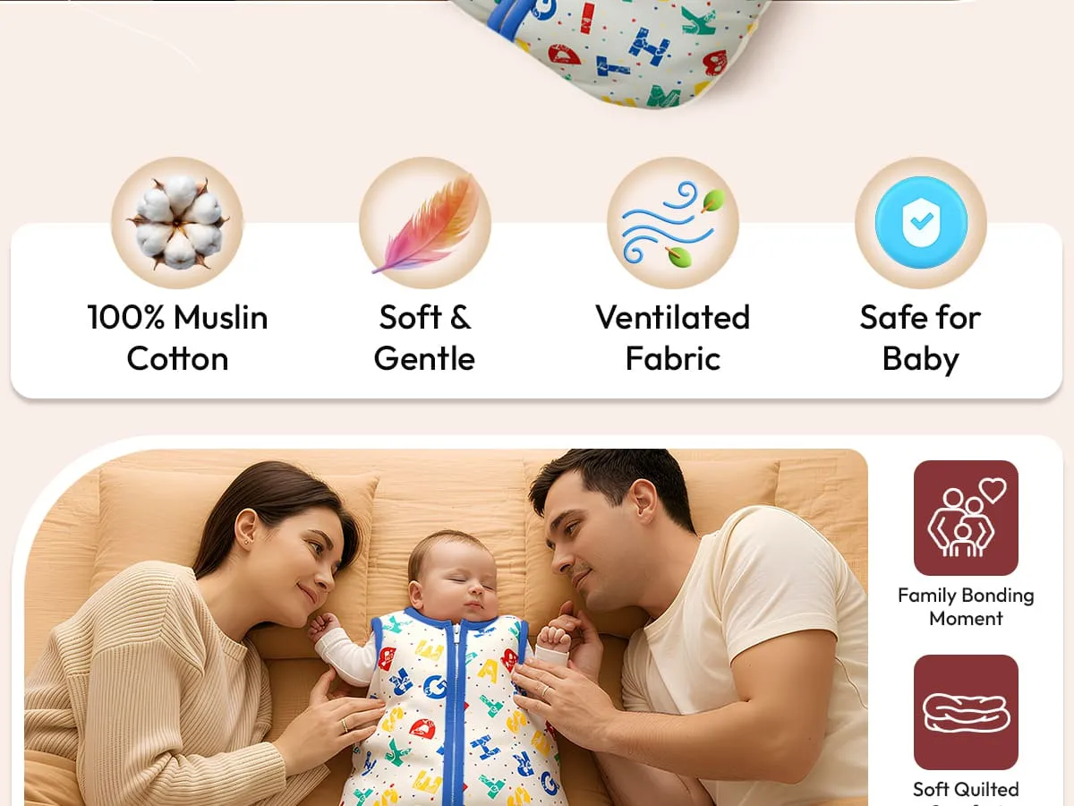 Sleeping Sack For Baby 100% Pure Cotton Baby Sleep Bag Sleeping Sack For Baby 100% Pure Cotton Baby Sleep Bag