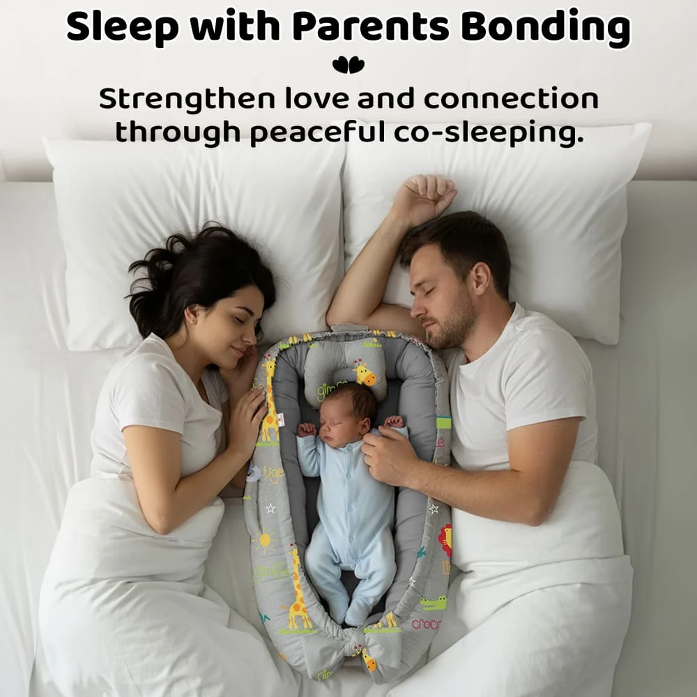 Baby Nest Oval Animal Print