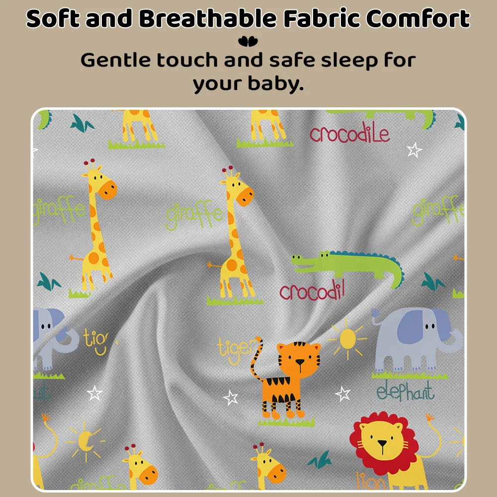 Baby Nest Oval Animal Print