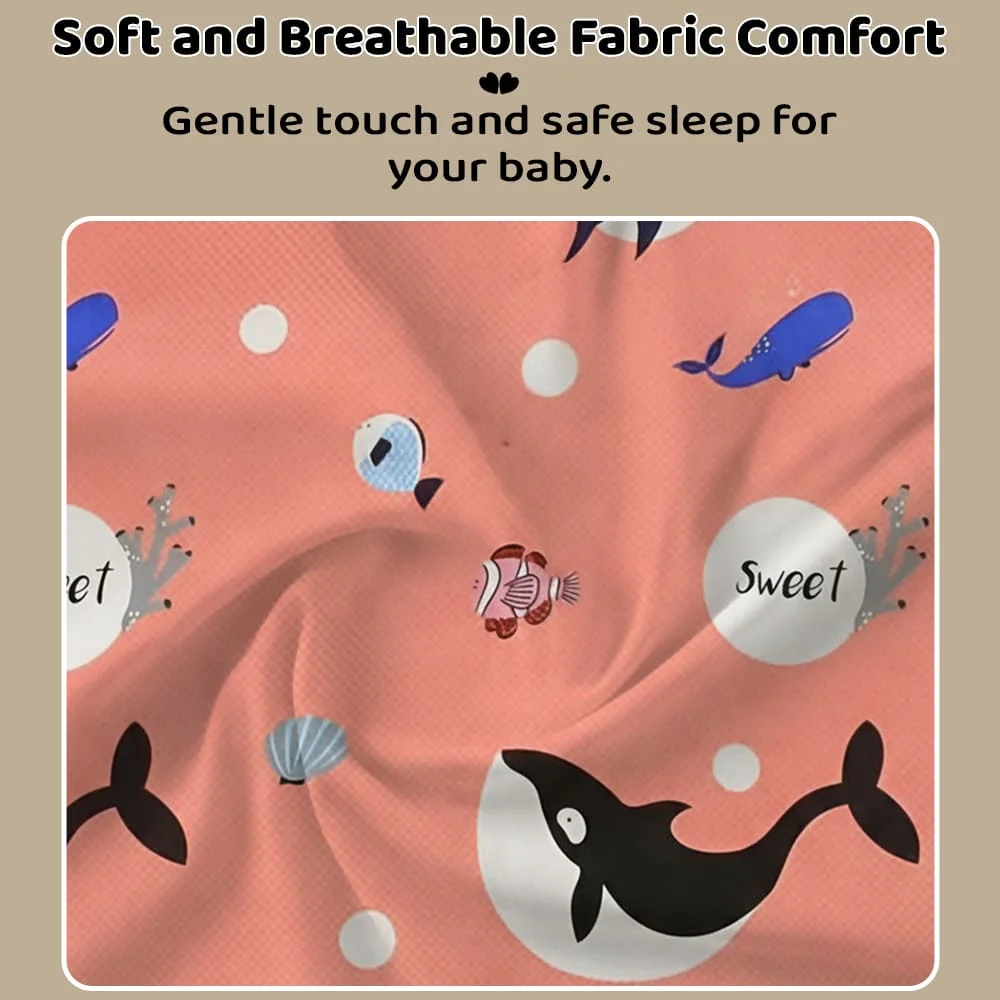 Baby Nest Oval Shark Print