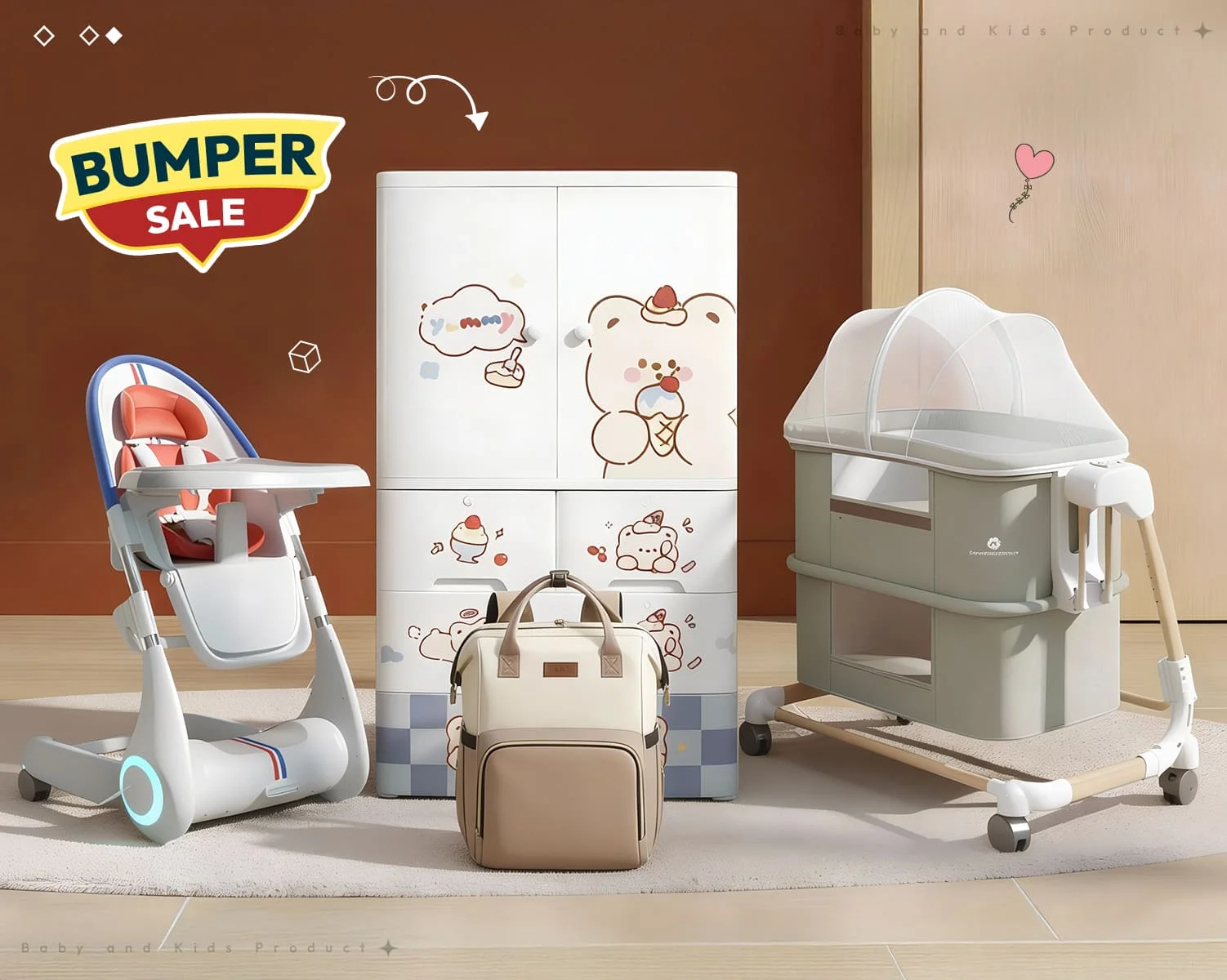 Bumper Sale on Baby, Kids and Parents Products