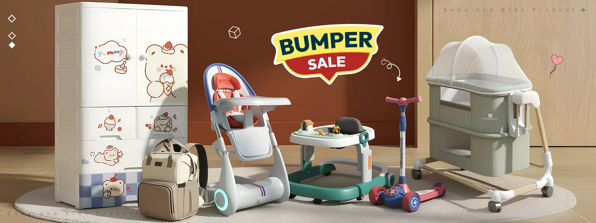 Bumper Sale on Baby, Kids and Parents Products