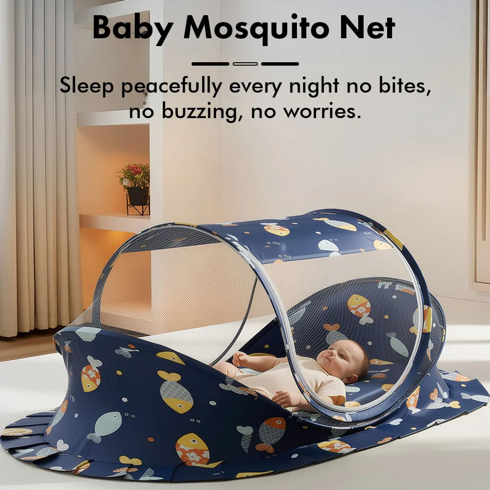 Fish print sleeping pod