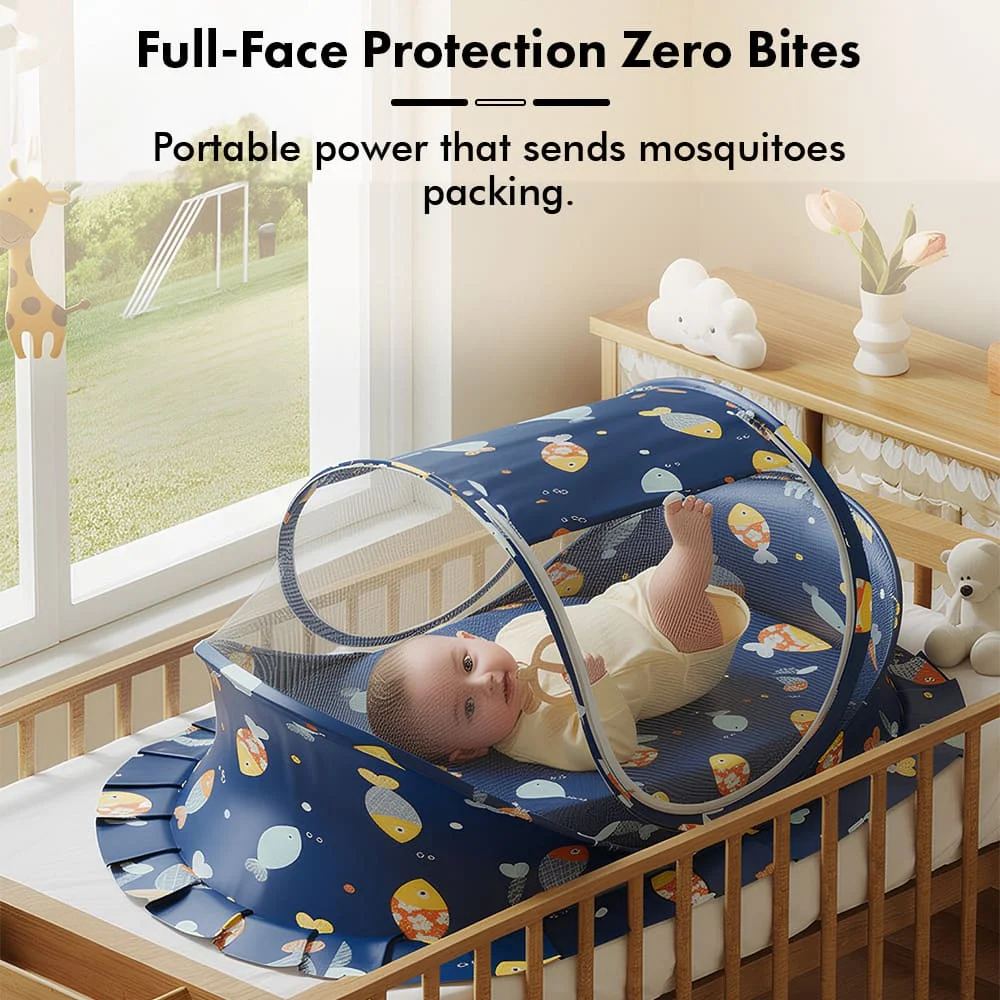 Fish print sleeping pod