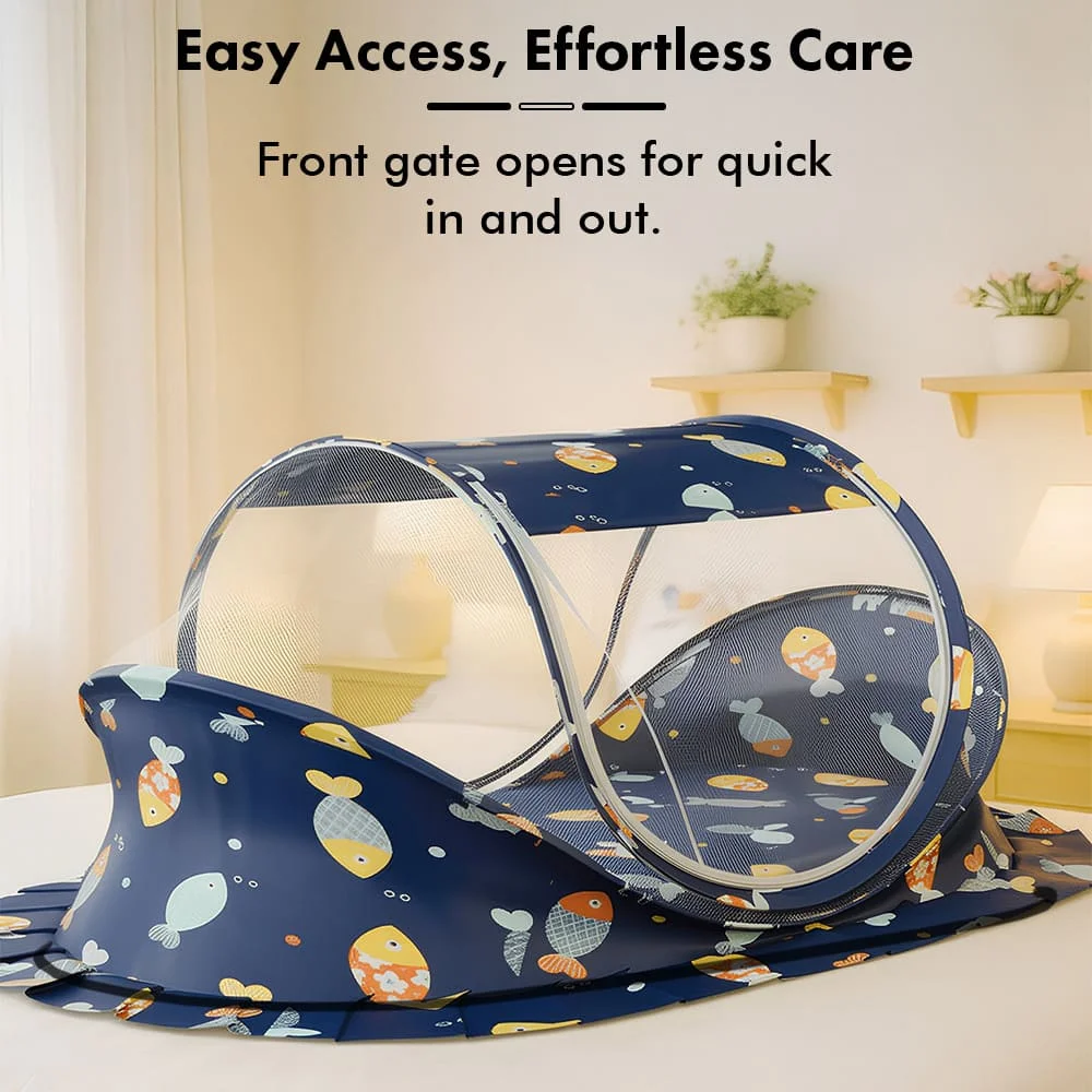 Fish print sleeping pod