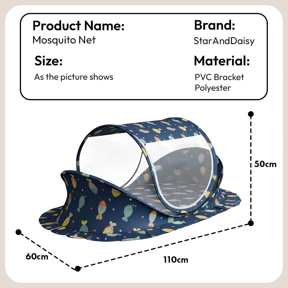 Fish print sleeping pod