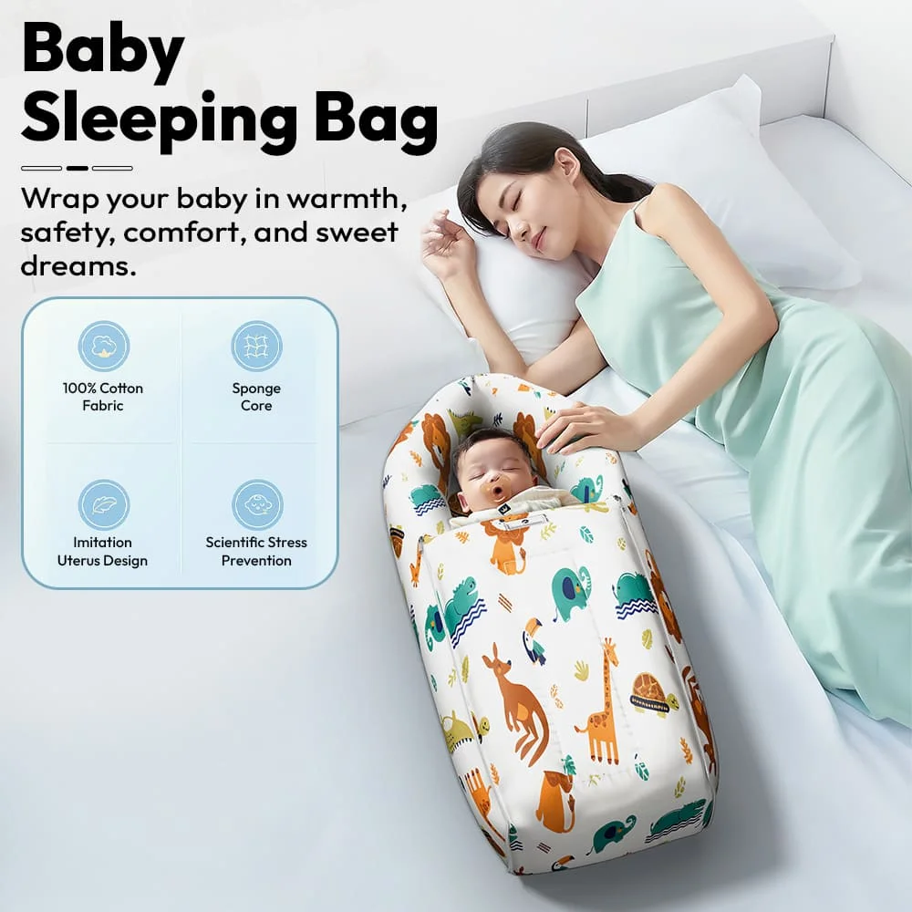 Kangaroo print sleeping bag