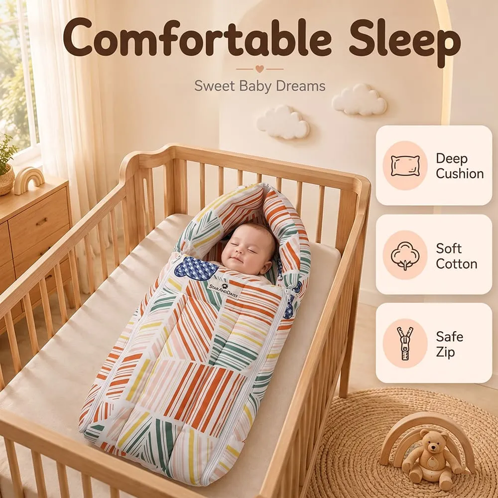 comfortable sleep baby sleeping bag check print