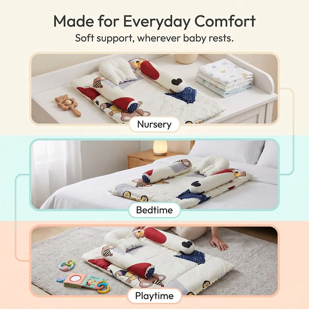 comfortable snd bedding set teddy print