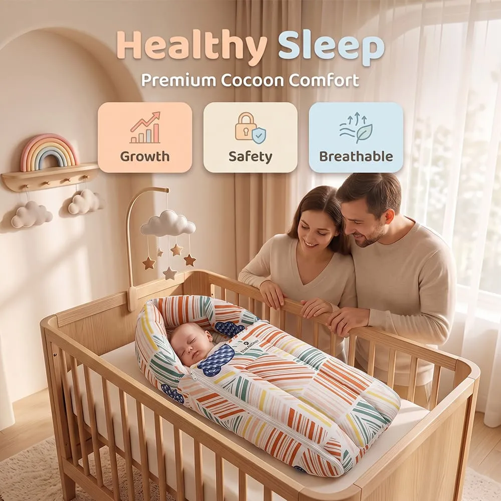 healthy sleep baby sleeping bag check print