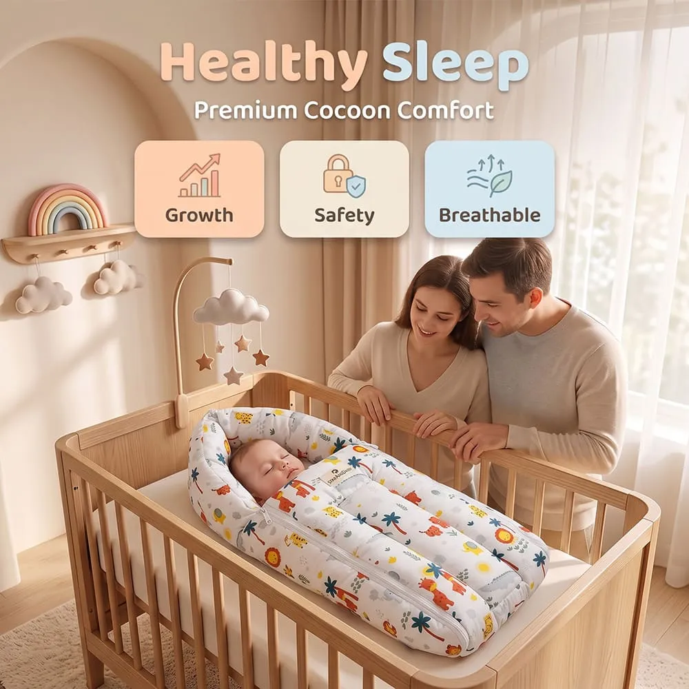 healty sleep baby sleeping bag lion print