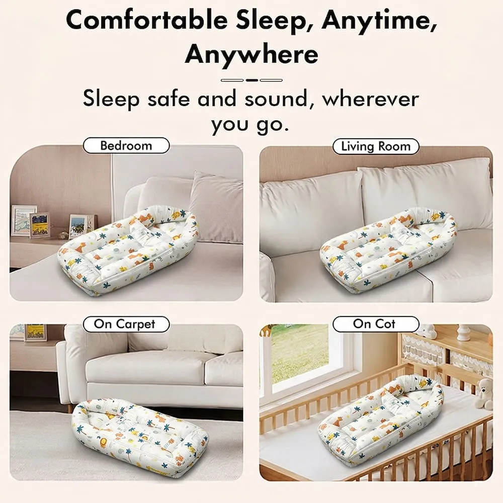 lion print sleeping bag