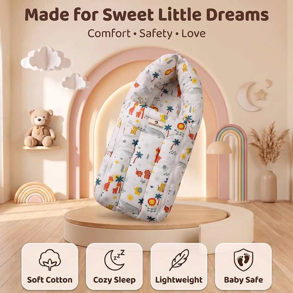 made for sweet baby sleeping bag lion print