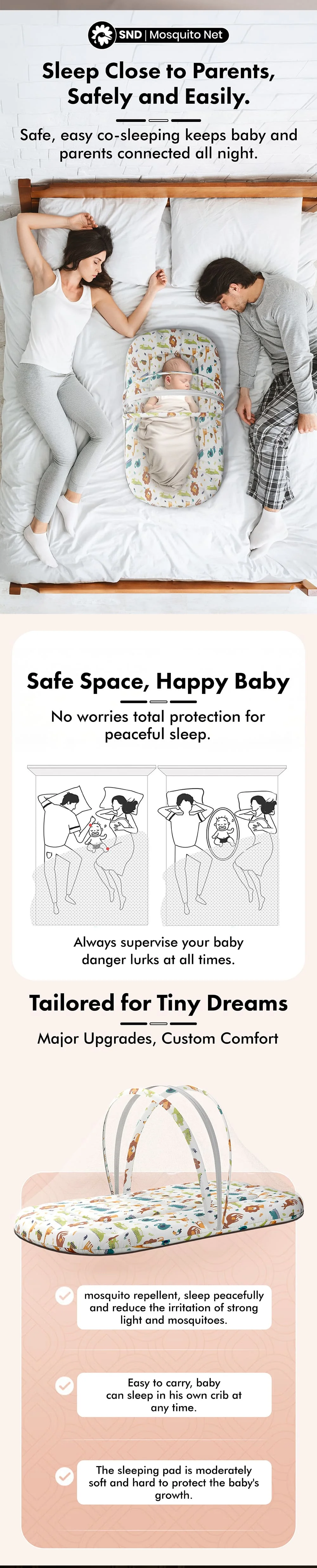 Mosquito Net with Bedding Set