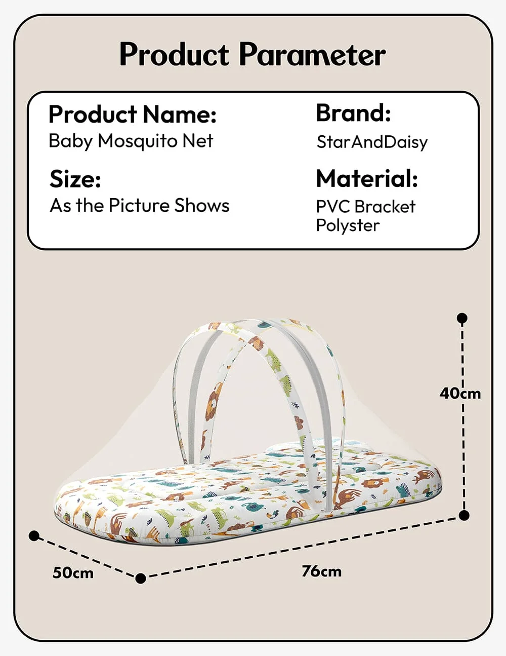 Mosquito Net with Bedding Set