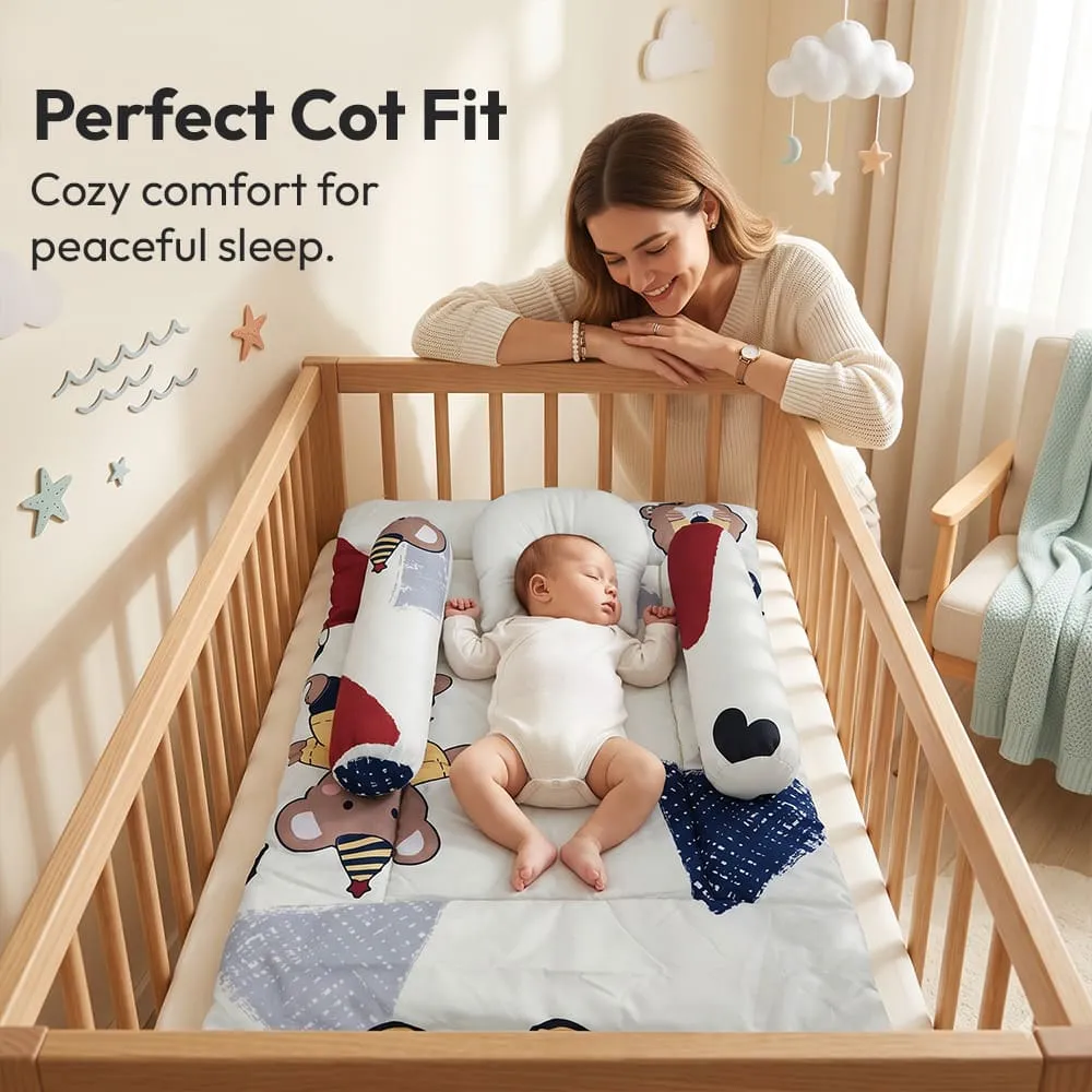perfect fit snd bedding set teddy print