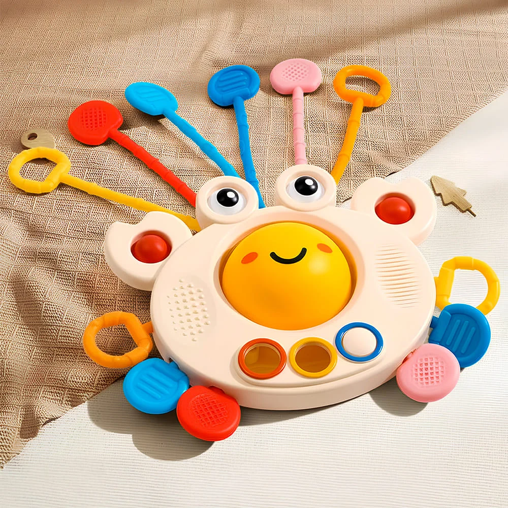 Baby Crab Pull String