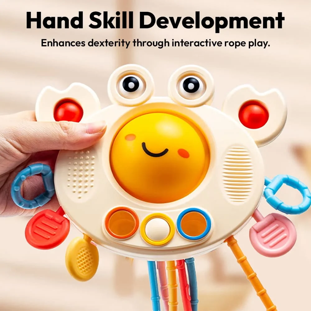 Baby Crab Pull String