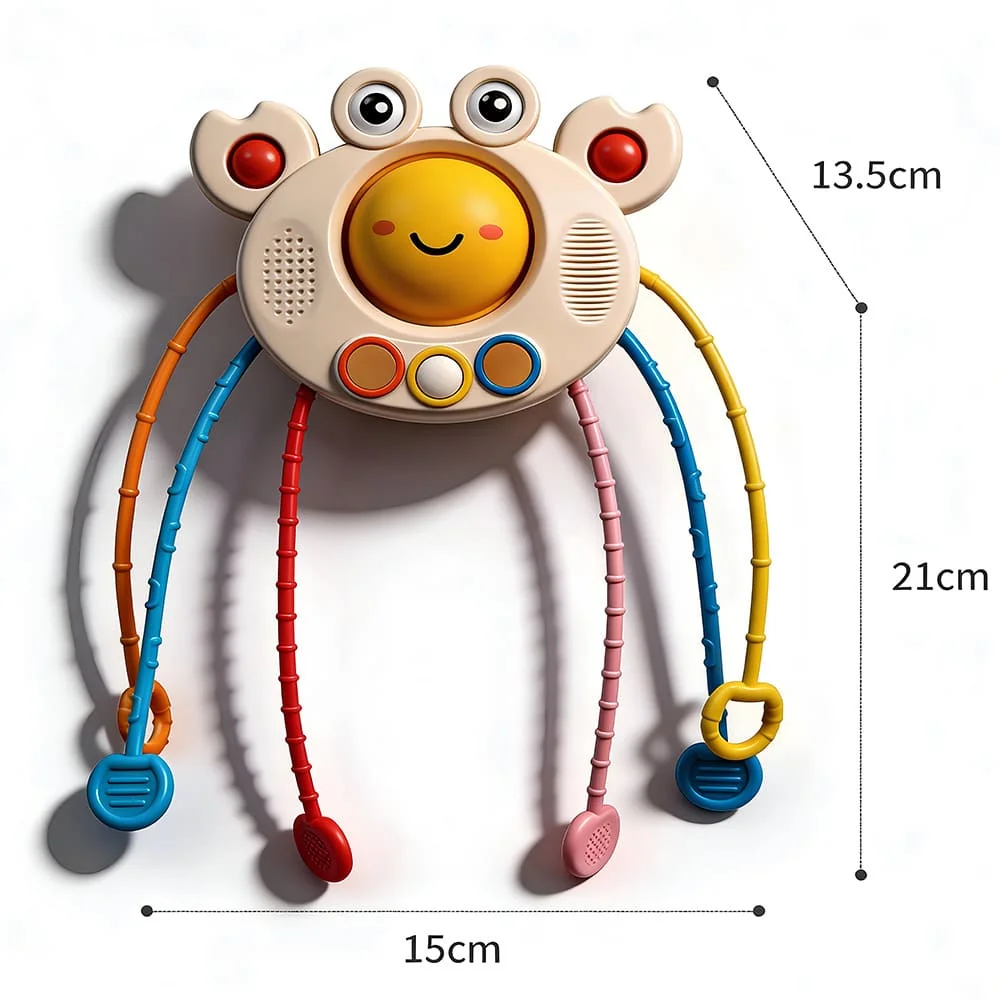 Baby Crab Pull String