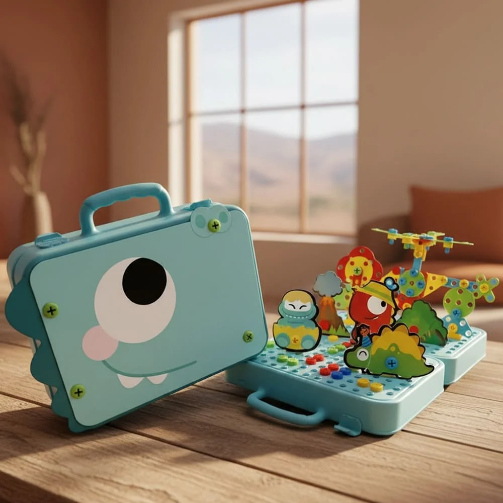 Creative Puzzle Box Blue