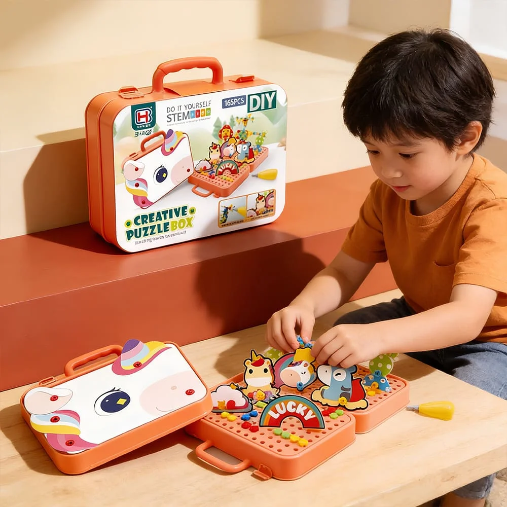 Creative Puzzle Box Orange