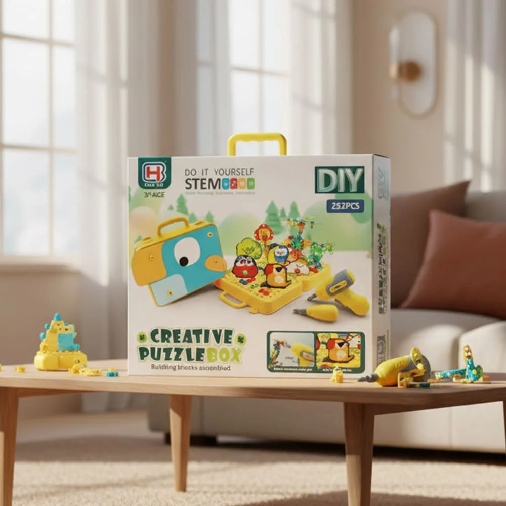 Creative Puzzle Box yellow