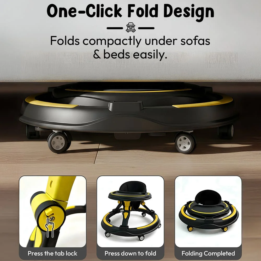 Intelli walker wo tray yellow