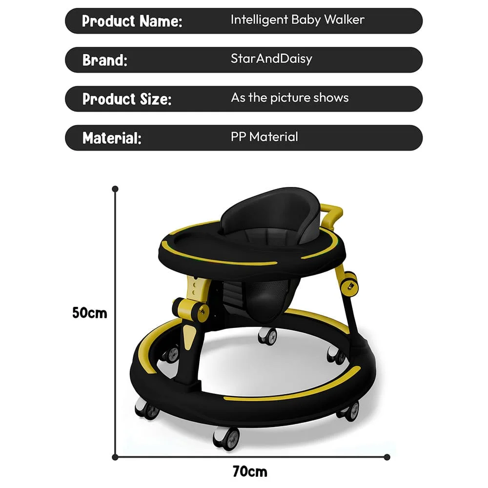 Intelli walker wo tray yellow