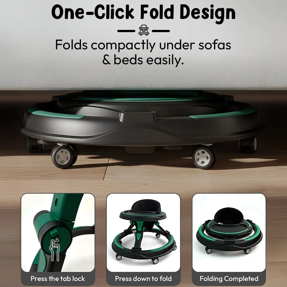 Intelli walker without tray green