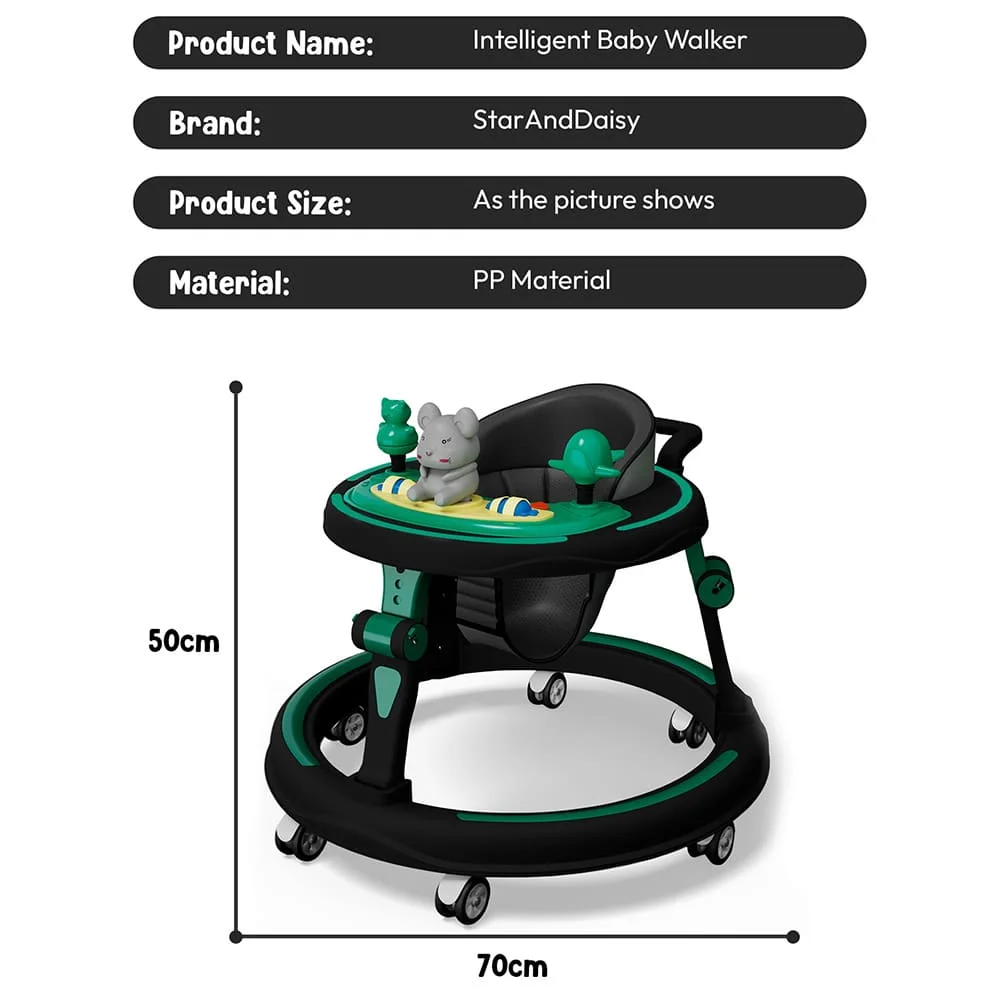 Intelli walker without tray green