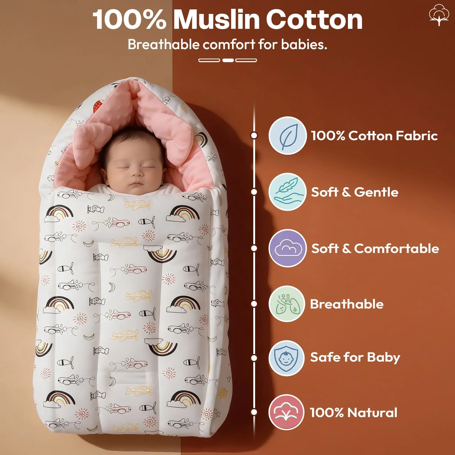 Luxe Sleeping Bag Pink