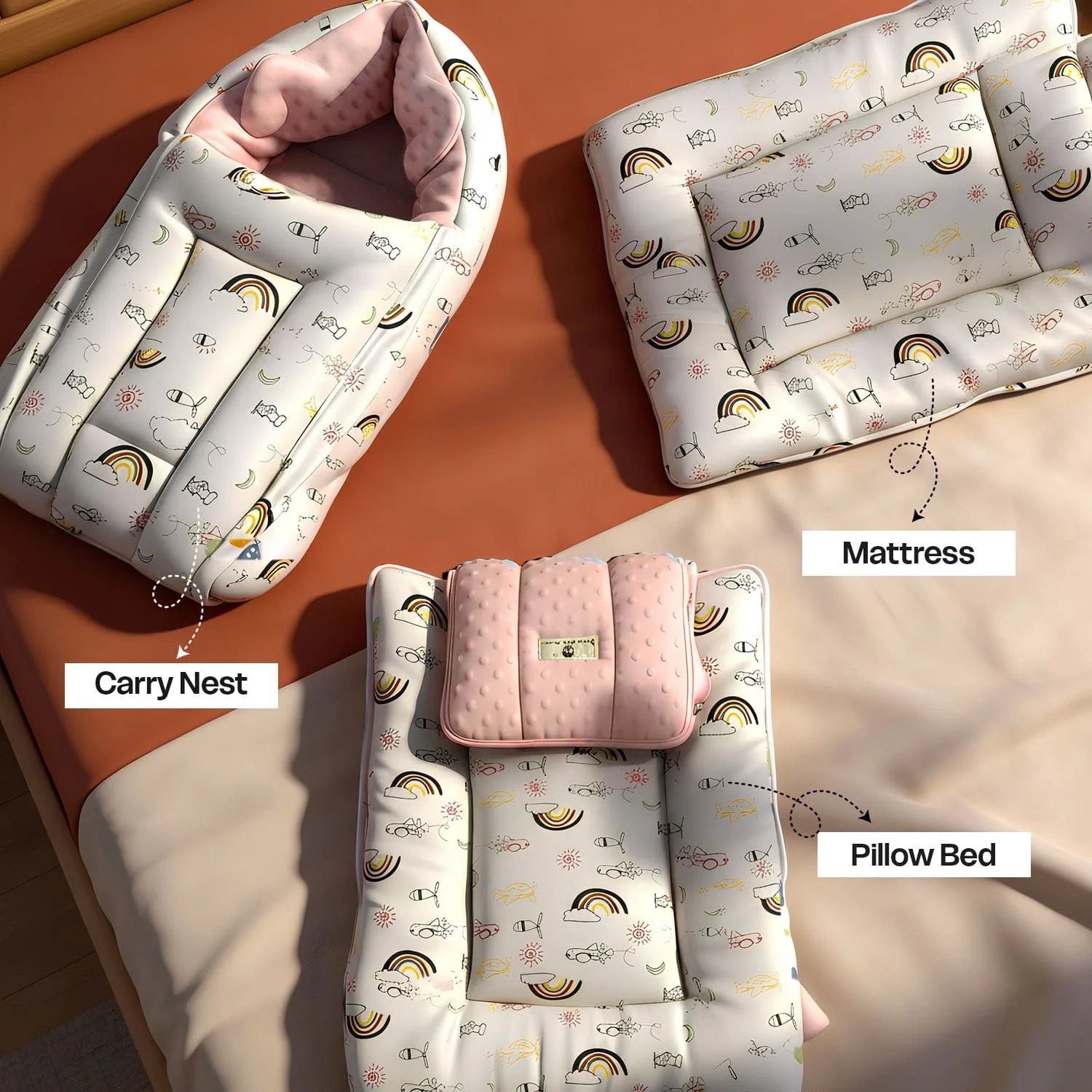 Luxe Sleeping Bag Pink