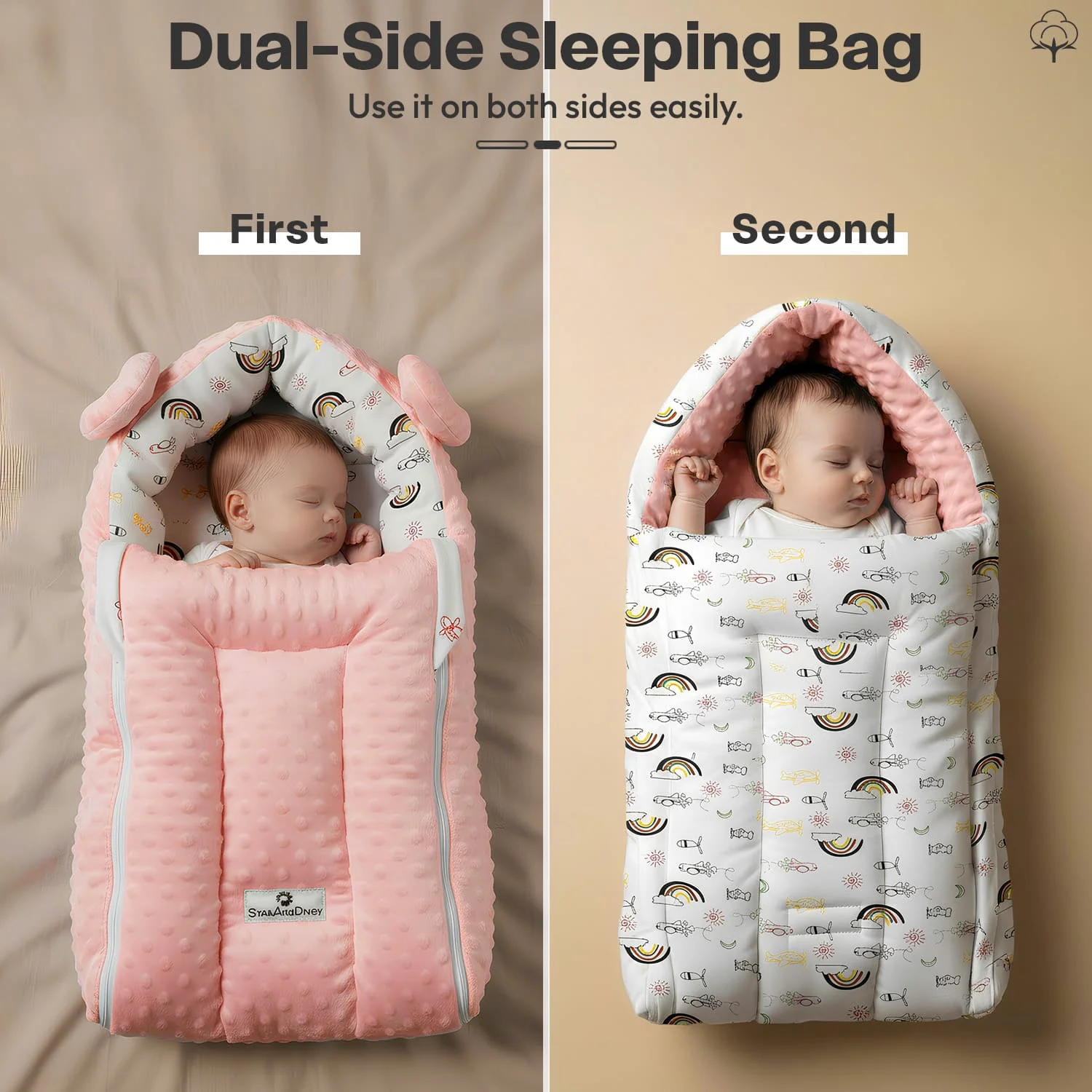 Luxe Sleeping Bag Pink