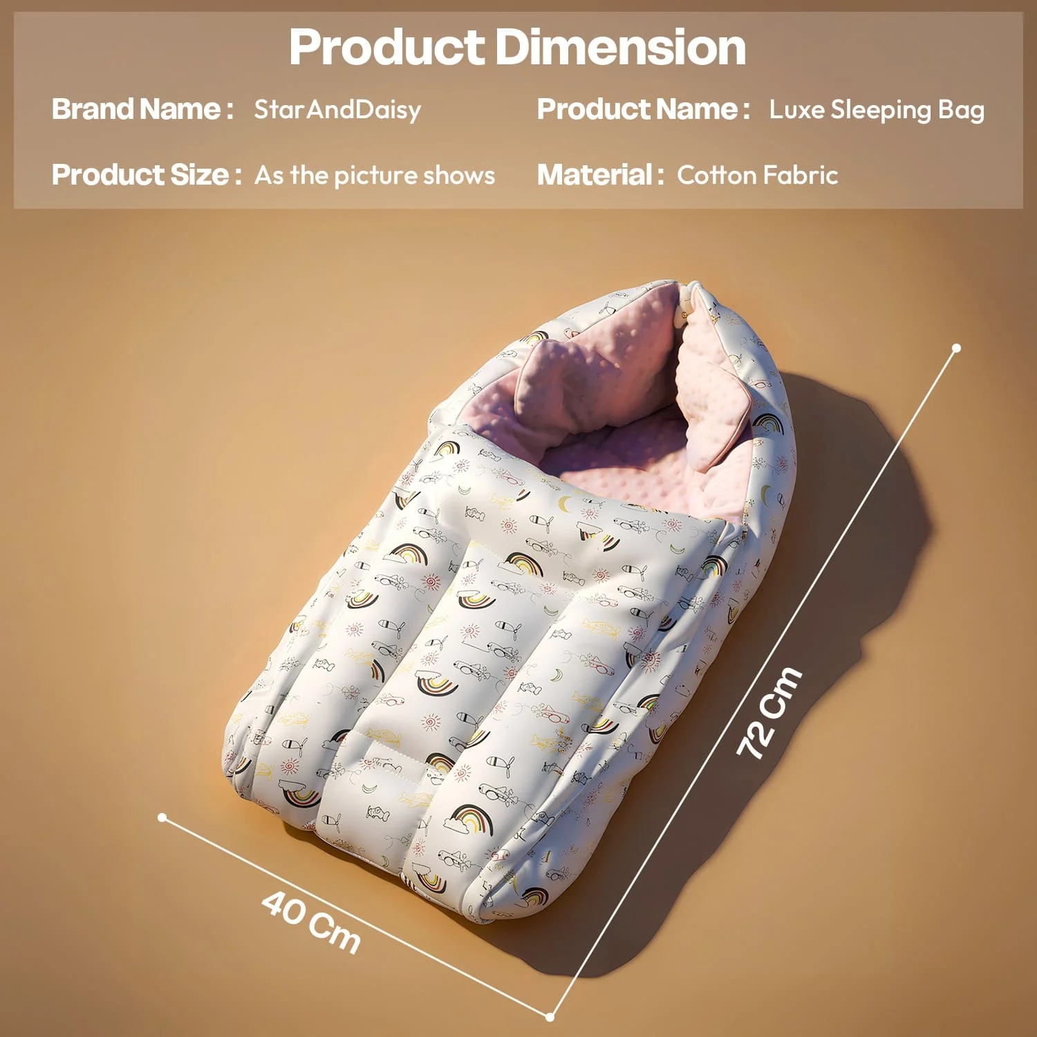 Luxe Sleeping Bag Pink