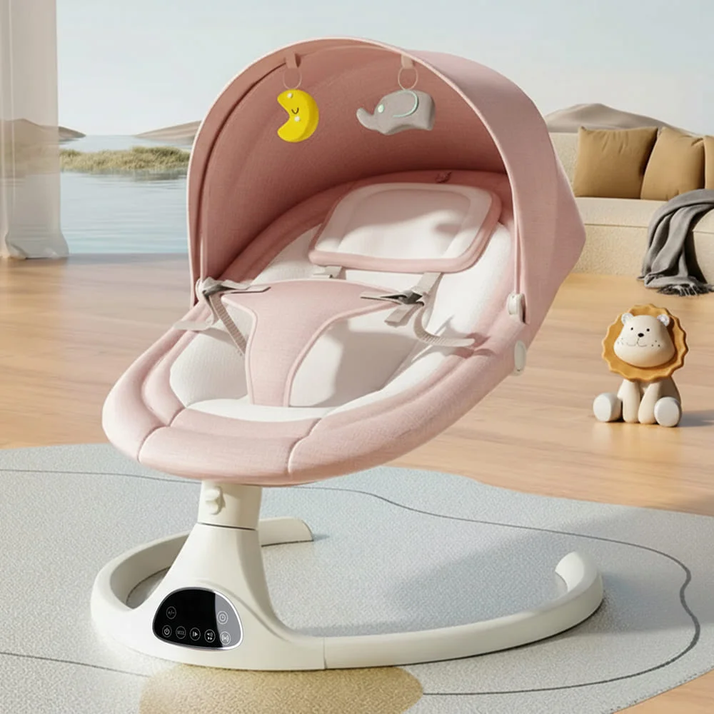 Multifunctional electric rocking chair pink