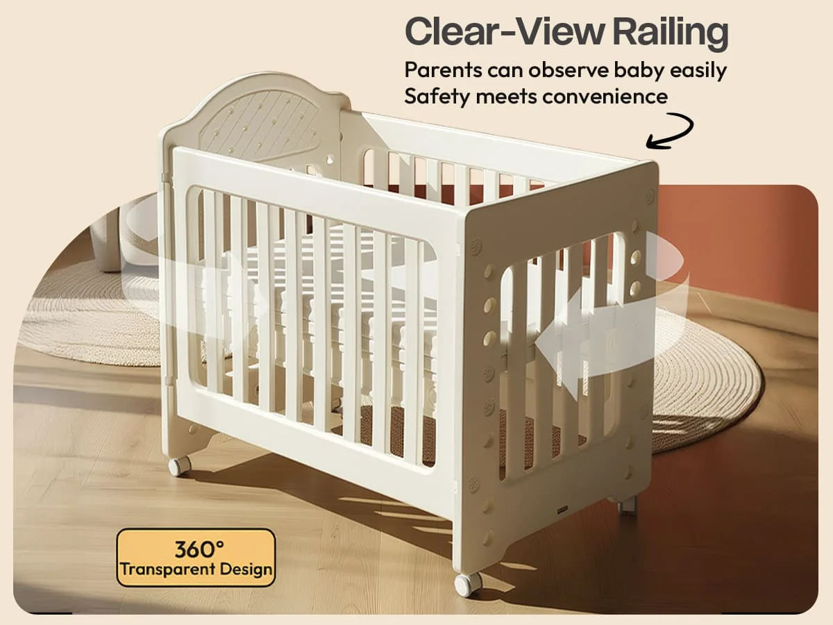 Tiny Dreams 4-in-1 Convertible Baby Cot