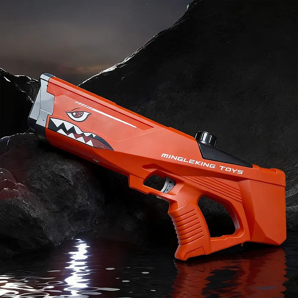 angry shark water gun