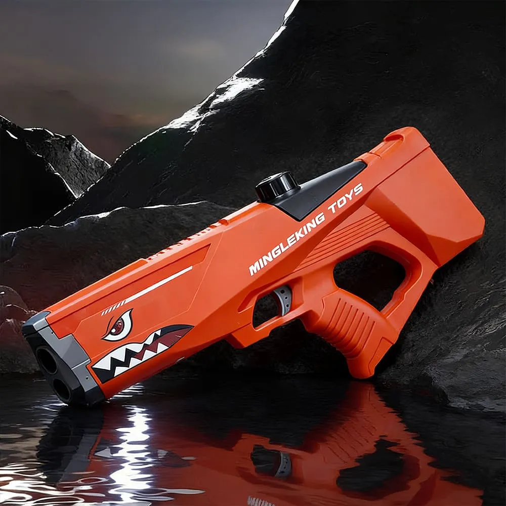 angry shark water gun