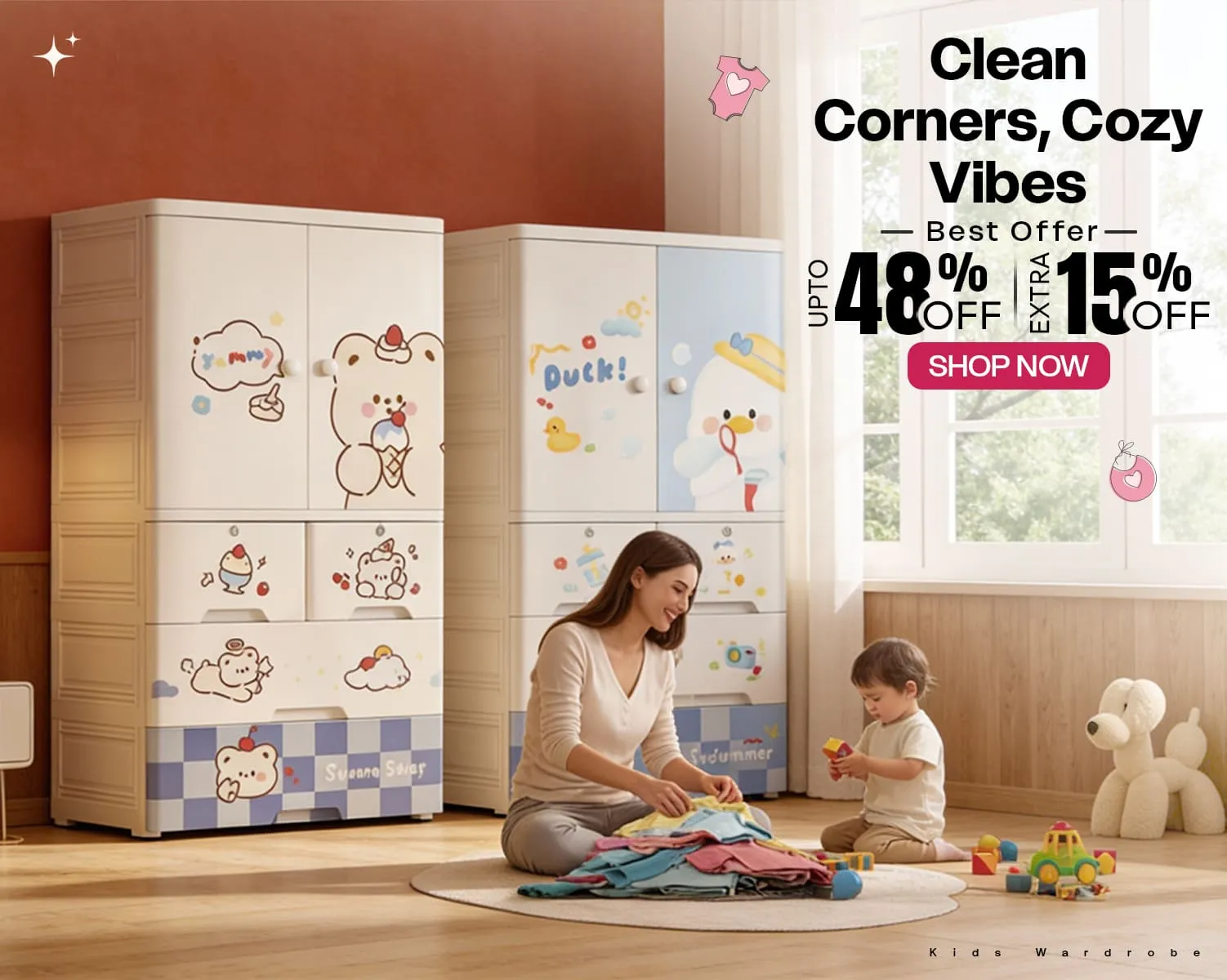 Kids Storage and Cubords