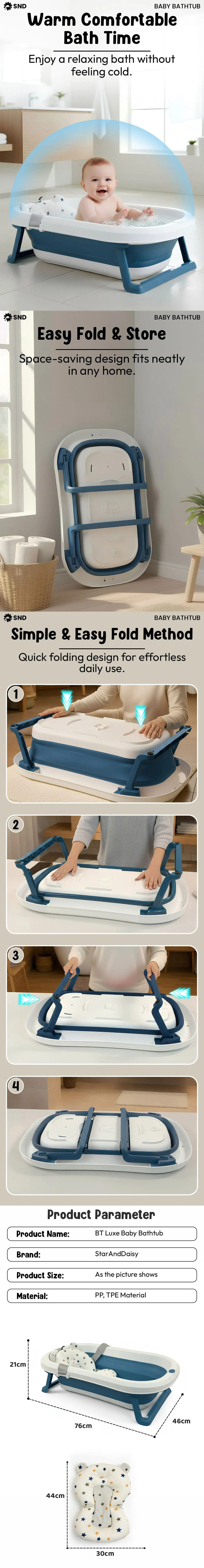 BT Luxe Dark BLue and White