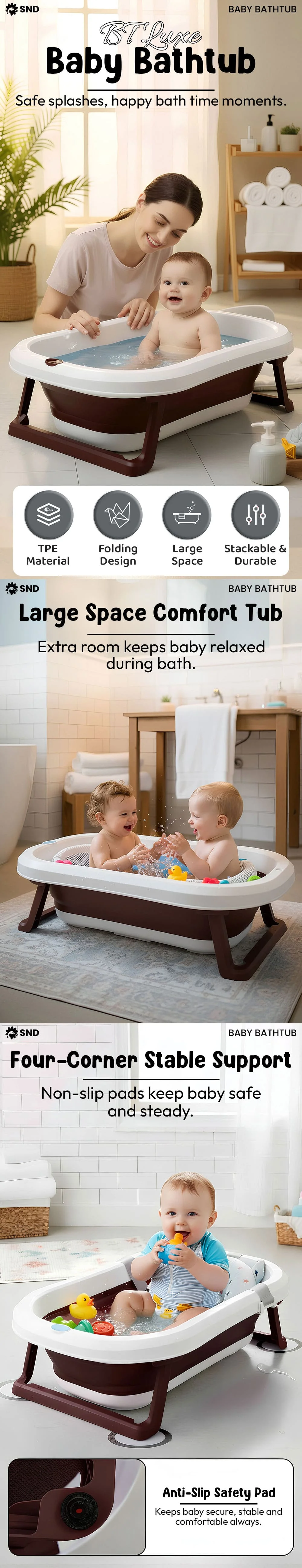 BT Luxe Bathtub Brown