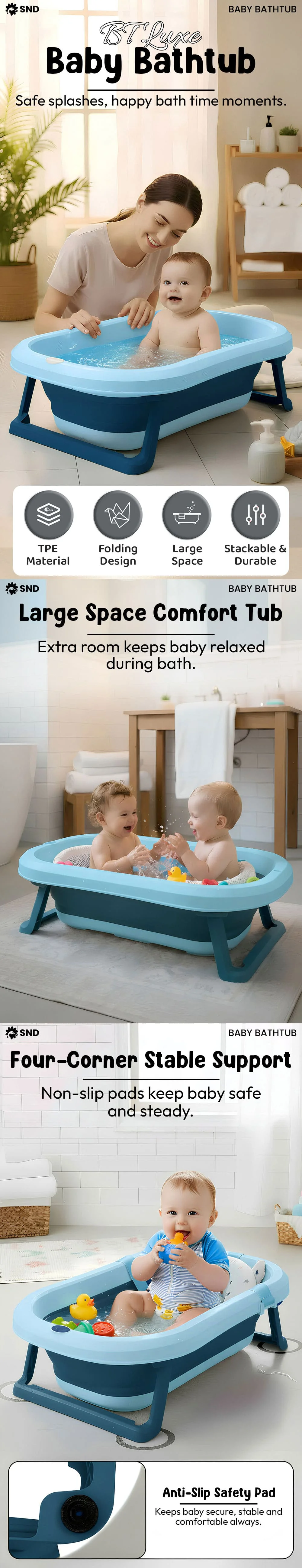 BT Luxe Bathtub Sky Blue