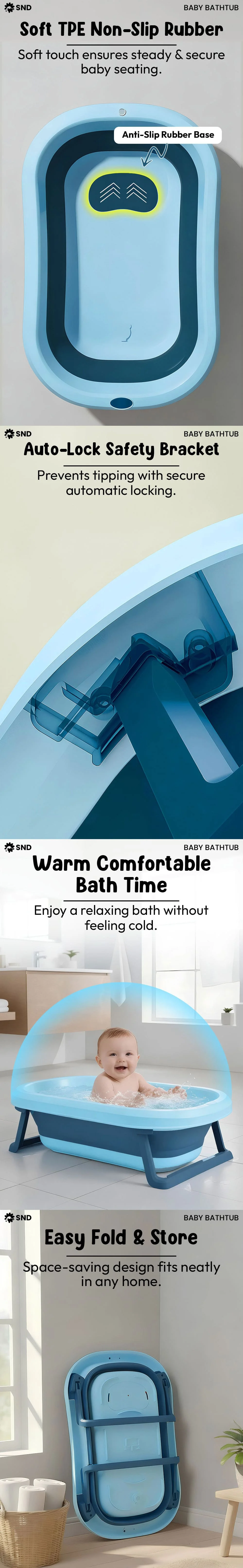 BT Luxe Bathtub Sky Blue