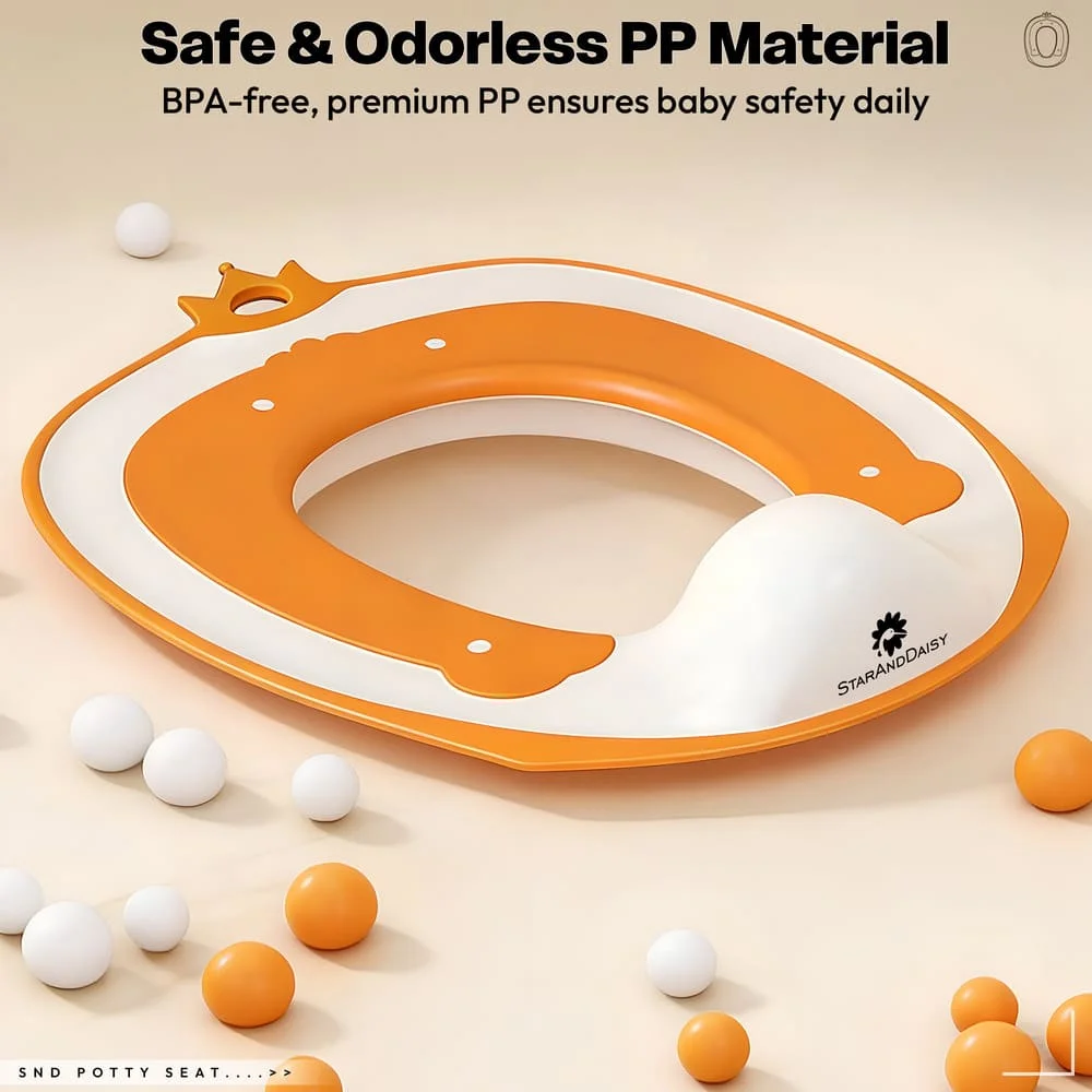 little star potty seat orange