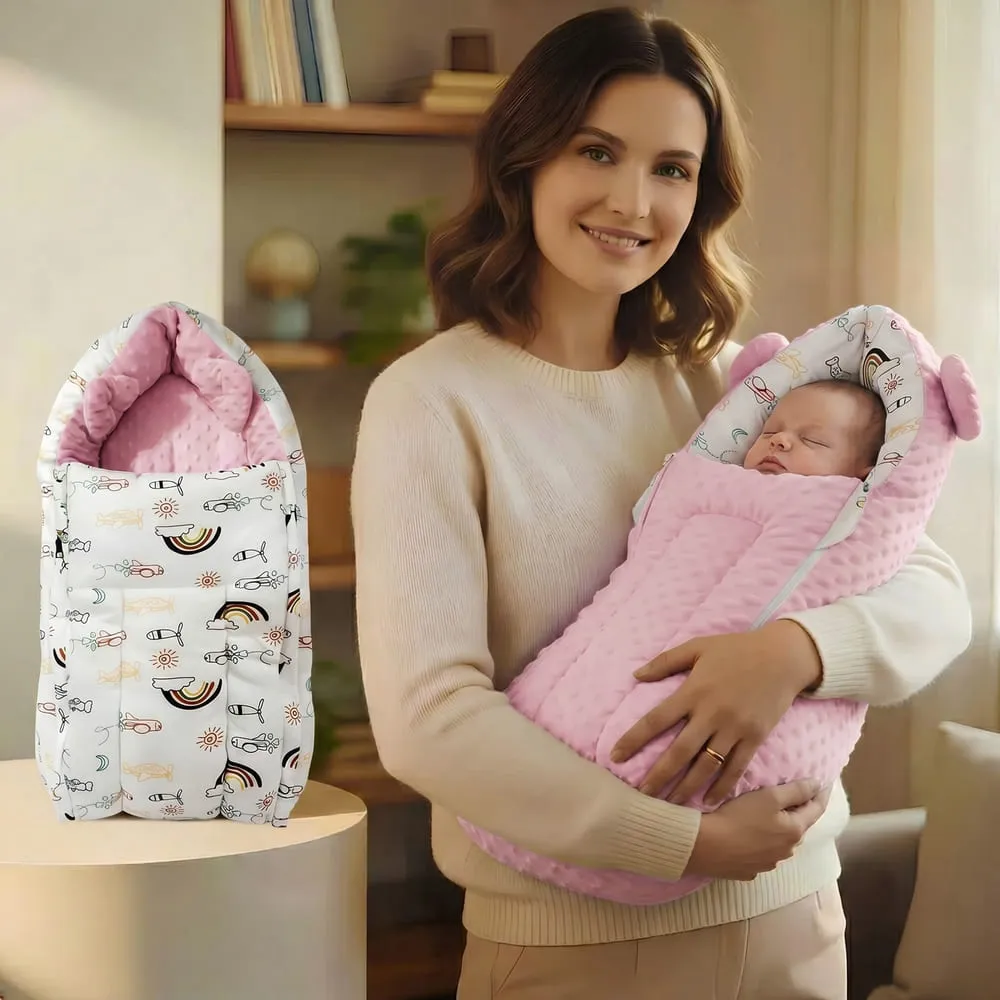 luxe sleeping bag pink