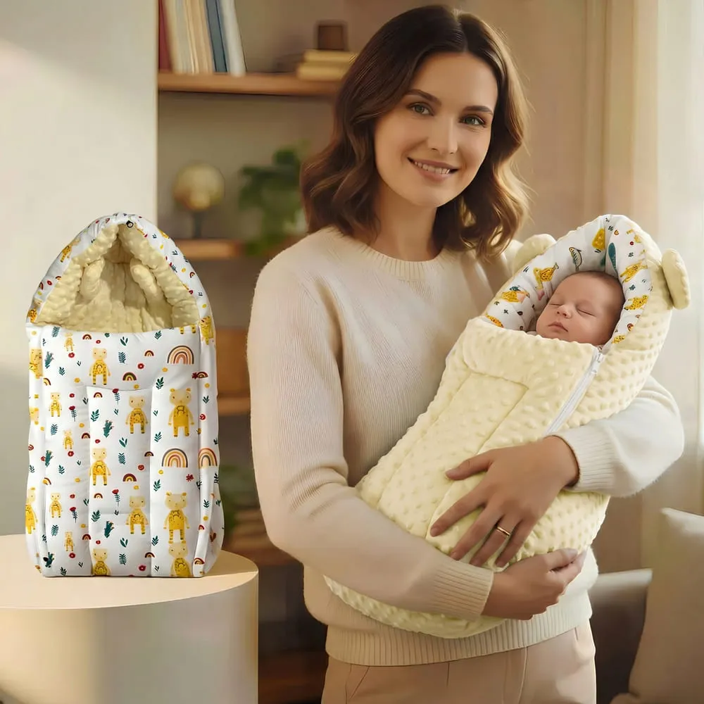 luxe sleeping bag yellow